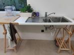 Gootsteen: ideaal voor verbouwing., Doe-het-zelf en Bouw, Sanitair, Ophalen, Gebruikt, Wastafel