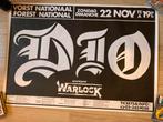 Oude poster Dio @ Vorst Nationaal ‘87, Ophalen of Verzenden, Zo goed als nieuw, Poster, Artwork of Schilderij