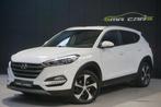 Hyundai Tucson 1.7 CRDi 2WD Style Airco-Navi-PDC-Camera-Gara, Auto's, Gebruikt, 4 cilinders, Wit, Leder