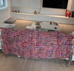 Geweven plaid in prachtige kleuren, Huis en Inrichting, Woonaccessoires | Plaids en Woondekens, Ophalen, Zo goed als nieuw