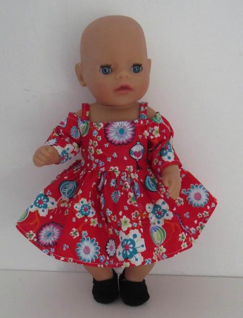 poppenkleertjes babypop born little 36cm (zomerse jurk ), Kinderen en Baby's, Speelgoed | Poppen, Nieuw, Babypop, Verzenden