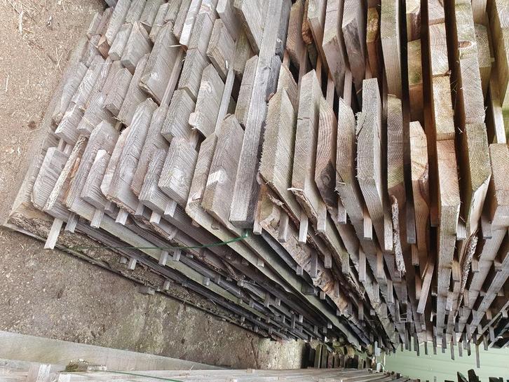 vensterbank planken eiken foto 1-2-3-4 24mm dik 195mm bree, Tuin en Terras, Palen, Balken en Planken, Planken, Ophalen