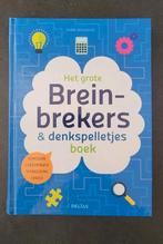 Het grote breinbrekers & denkspelletjes boek, Ophalen of Verzenden, Nieuw, Puzzelboek