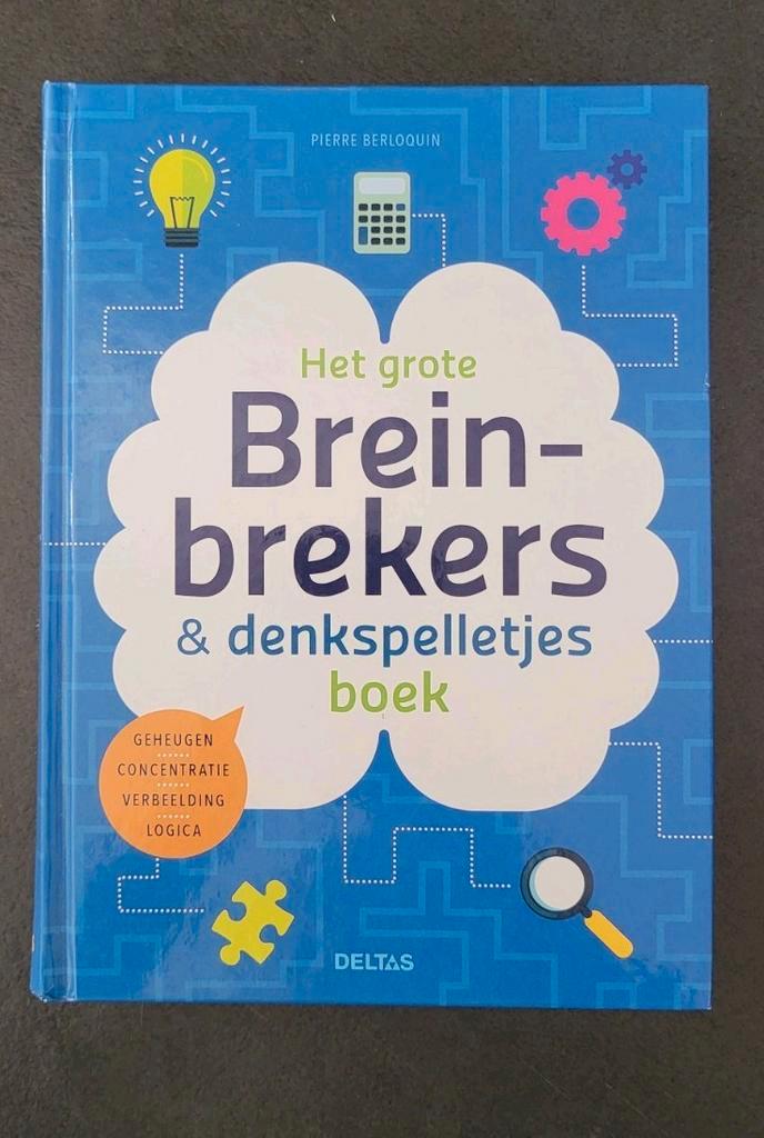 Het grote breinbrekers & denkspelletjes boek, Hobby en Vrije tijd, Denksport en Puzzels, Nieuw, Puzzelboek, Ophalen of Verzenden