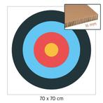 Schietschijf | 70 x 70 cm | Honinggraat karton | 16 mm dikte, Verzenden, Nieuw, Doelwit