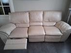 Merk italsofa ledersalon drie zit met twee relax, Ophalen, Gebruikt