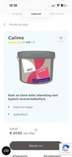 Colora calime kalei, Ophalen, 5 tot 10 liter, Wit, Nieuw