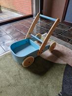 Loopwagen, Kinderen en Baby's, Speelgoed | Houten speelgoed, Ophalen, Gebruikt, Duw- of Trekspeelgoed