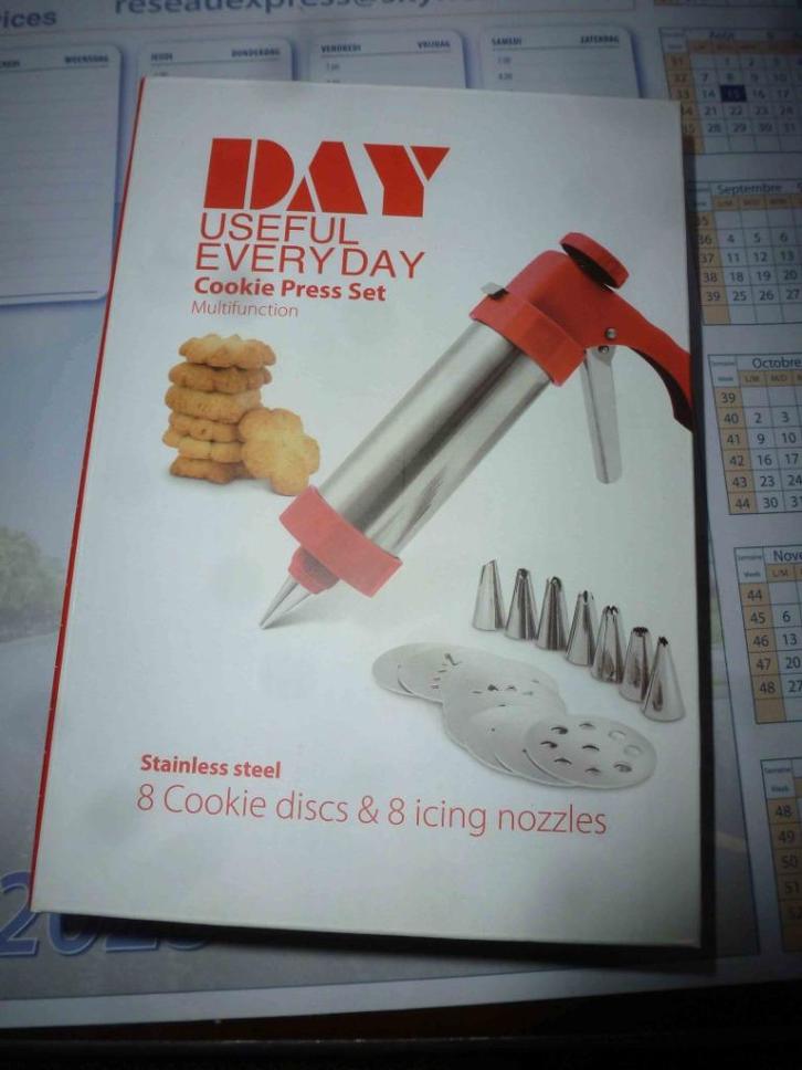 Pistolet à crème ou pâte à biscuits - Cookies, Electroménager, Gaufriers, Neuf, Enlèvement ou Envoi