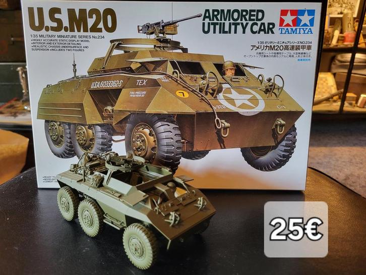 US M20 armored car 1/35, Hobby en Vrije tijd, Modelbouw | Auto's en Voertuigen, Zo goed als nieuw, Overige typen, 1:32 tot 1:50