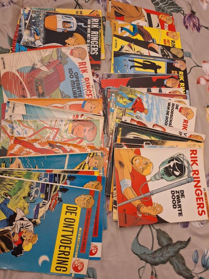 Lot van 43 rik ringers strips., Boeken, Stripverhalen, Ophalen of Verzenden