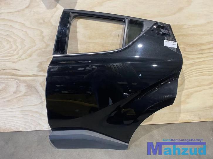 TOYOTA C-HR Zwart Links achter deur portier 2016-2022, Auto-onderdelen, Carrosserie, Deur, Toyota, Achter, Links, Gebruikt