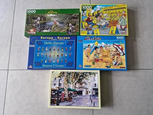 Puzzels De Puzzelman 1000st €5 per stuk, Hobby en Vrije tijd, Denksport en Puzzels, Legpuzzel, 500 t/m 1500 stukjes, Ophalen of Verzenden