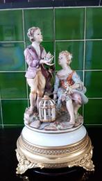 capodimonte porselein 'koppeltje met vogelkooi', Ophalen