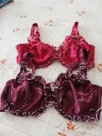 2 mooie bh bordeaux en rood, Kleding | Dames, Ophalen, Rood, BH