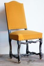Set van 6 Oss de Mouton stoelen, eik, okergeel, met hoezen, Ophalen, Zo goed als nieuw