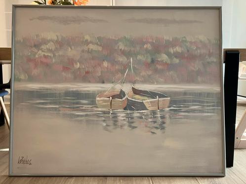 Schilderij Lee Reynolds, Antiek en Kunst, Kunst | Schilderijen | Klassiek, Ophalen of Verzenden