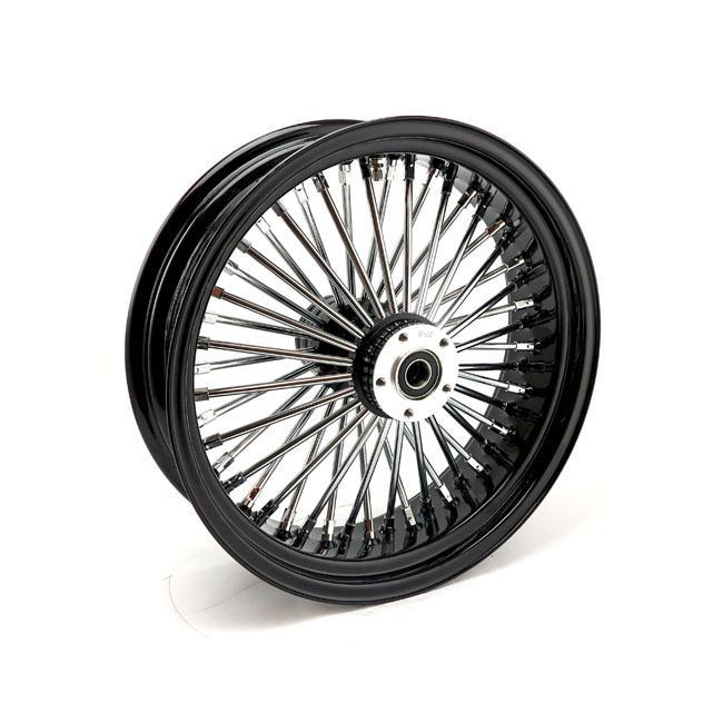 Fat spokes achterwiel zwart 5.50 x 18 02-07 Touring/Vrod, Motoren, Onderdelen | Harley-Davidson, Nieuw, Ophalen