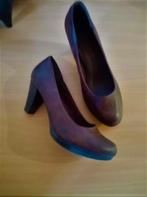 Marco Tozzi : nieuw bruin lederen pumps hakschoenen , mt 39, Neuf, Enlèvement ou Envoi, Brun, Marco Tozzi