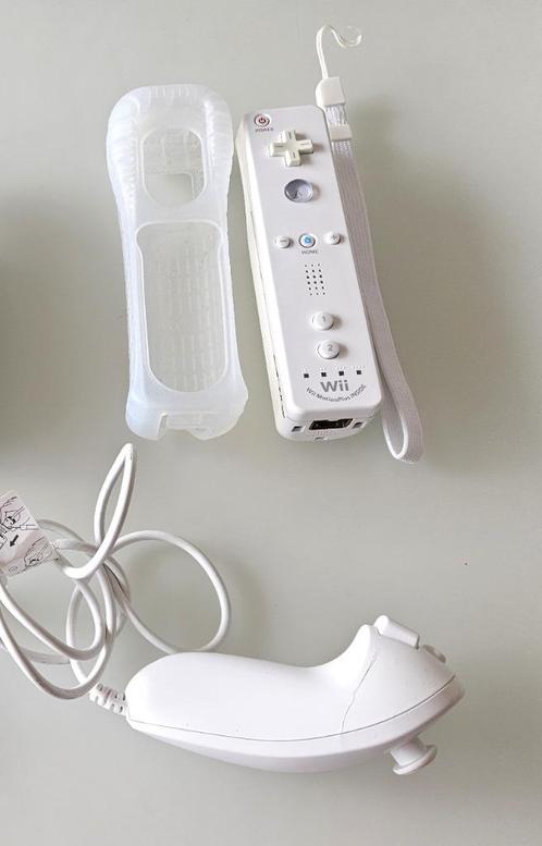 Wii Nunchucks, Wii motion plus adapter , Wii controllers, Games en Spelcomputers, Games | Nintendo Wii, Ophalen of Verzenden