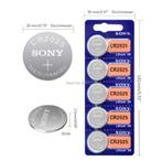 CR2025 Sony Lithium Knoopcel Batterij 3 Volt - Ø20mm - 2,5mm, Nieuw, Ophalen of Verzenden