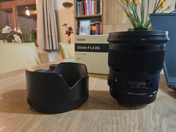Sigma 50mm F1.4 DG HSM 'Art' reeks voor Canon beschikbaar voor biedingen