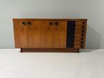 Vintage Brutalistisch Highboard, Jaren 70, Ophalen, Gebruikt, 200 cm of meer, Met deur(en)