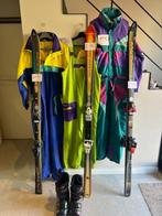 Ski-uitrusting, kleding, skiën met stokken en skischoenen, Sport en Fitness, Skiën en Langlaufen, Ophalen, 160 tot 180 cm, Gebruikt