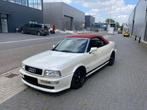 Audi 80 Cabrio V6-look *automaat* Oldtimer*, Auto's, Automaat, Cabriolet, Wit, Leder