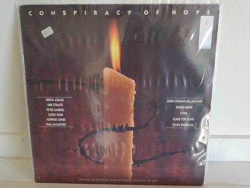 Vinyl LP Conspiracy of Hope Compilatie Pop Rock New Wave, Cd's en Dvd's, Vinyl | Pop, 12 inch, Ophalen of Verzenden