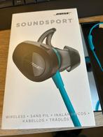 Bose Soundsport Wireless - blauw, Audio, Tv en Foto, Overige merken, Op oor (supra aural), Bluetooth, Ophalen of Verzenden