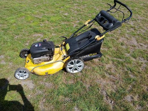 Grasmaaier 55cm, Tuin en Terras, Grasmaaiers, Gebruikt, Benzine-grasmaaier, 50 cm of meer, Cirkelmaaier, Opvangbak, Ophalen