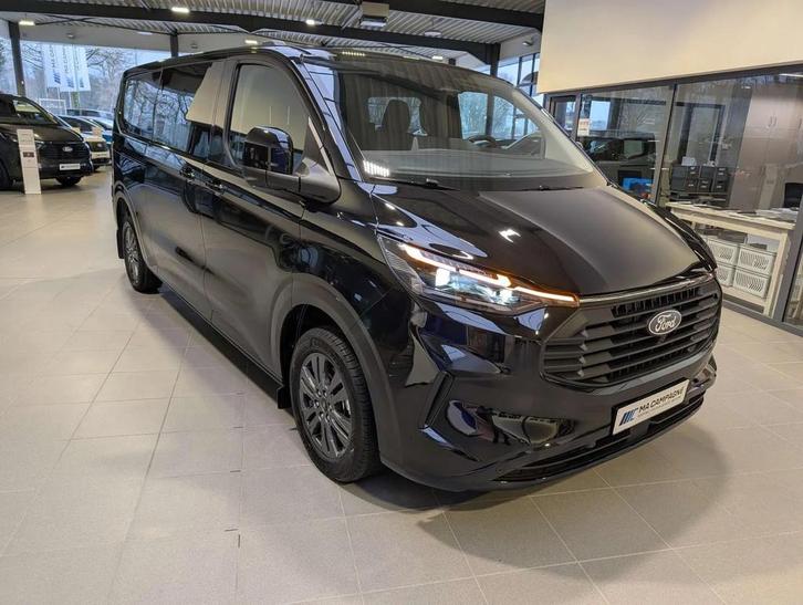 Ford Transit Custom DC 6pl Limited 320L L2 2.0TDCi 170pk A8, Autos, Camionnettes & Utilitaires, Entreprise, Achat, ABS, Caméra de recul