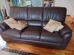 Banken Chateau d'ax in leer, Ophalen, Gebruikt, 150 tot 200 cm, Driepersoons