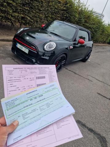 Mini jhon Cooper Works cabrio reeds blanco gvv 25000km!!!!