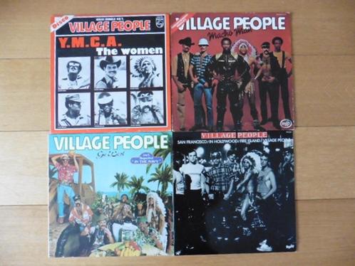 Village People Disco Vinyl Pakket (4 titels), CD & DVD, Vinyles | Dance & House, Comme neuf, Disco, 12 pouces, Enlèvement ou Envoi