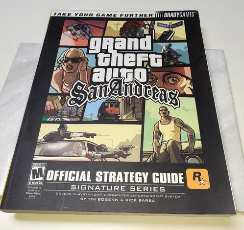 Boek zeldzame GTA San Andreas official strategy guide + extr, Consoles de jeu & Jeux vidéo, Jeux | Sony PlayStation 2, Neuf, Envoi