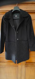 Zwarte, wollen mantel, Kleding | Dames, Maat 38/40 (M), Cinzia Rocca, Zwart, Ophalen of Verzenden