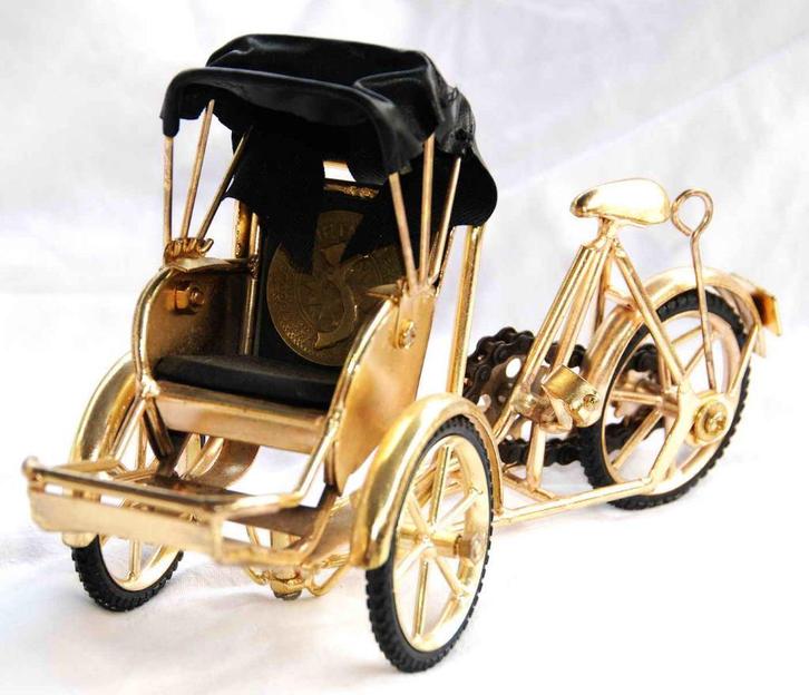 Driewieler Vietnam - Cyclo miniatuur F205, Fietsen en Brommers, Fietsen | Driewielers, Nieuw, Ophalen of Verzenden