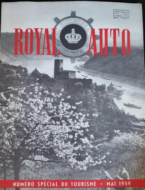 ROYAL AUTO 1959 n5 revue du RACB, Livres, Autos | Brochures & Magazines, Utilisé, Général, Envoi