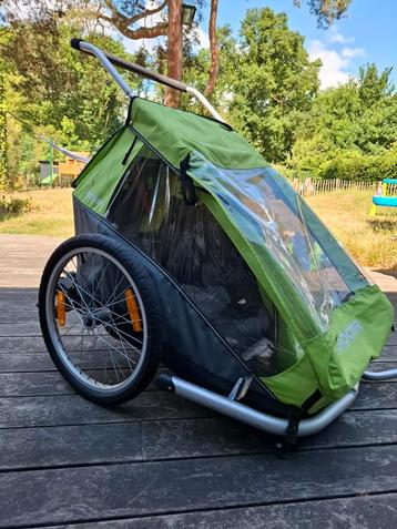 Fietskar croozer voor 2 kinderen, Fietsen en Brommers, Ophalen, Zo goed als nieuw