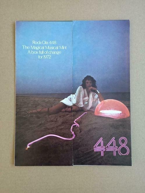 Folder: Rock-ola 448 (1972) jukebox, Verzamelen, Automaten | Jukeboxen, Verzenden