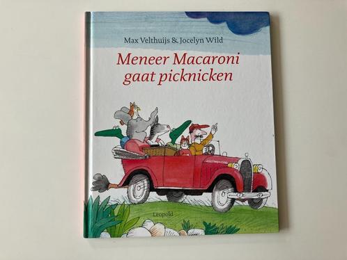 Meneer Macaroni gaat picknicken, Livres, Livres pour enfants | 4 ans et plus, Comme neuf, Fiction général, 5 ou 6 ans, Garçon ou Fille