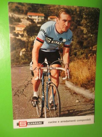 wielerkaart 1970 team salvarani  walter godefroot signe, Envoi, Comme neuf