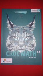 Manuel croc math 4A vierge, Livres, Livres scolaires, Plantyn, Comme neuf, Enlèvement, Secondaire