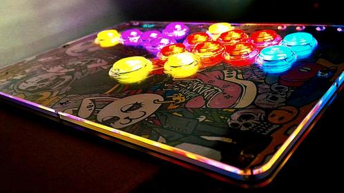 Leverless fightstick controller, Games en Spelcomputers, Spelcomputers | Sony Consoles | Accessoires, Zo goed als nieuw, PlayStation 3