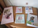 set van 5 mini fotoalbums met katten, Overige typen, Gebruikt, Ophalen of Verzenden, Hond of Kat