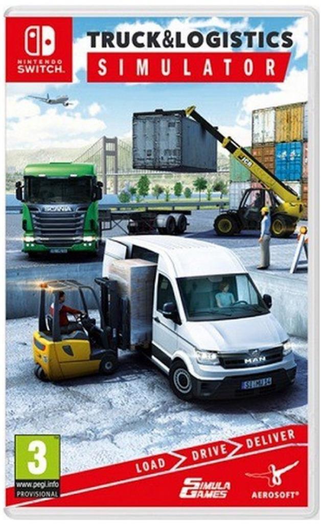 TRUCK & LOGISTICS SIMULATOR SWITCH, Games en Spelcomputers, Games | Nintendo Switch, Zo goed als nieuw, Simulatie, 1 speler, Vanaf 3 jaar