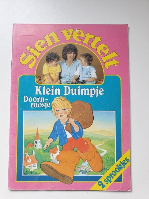 Sien vertelt Klein Duimpje  + Doornroosje (zonder cassette), Boeken, Sprookjes en Fabels, Gelezen, Ophalen of Verzenden