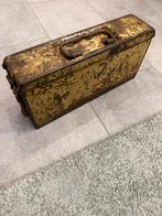 WO2 afrikakorps MG42 munitie kist camo, Enlèvement ou Envoi